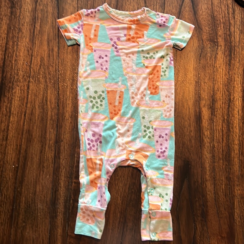 Posh peanut boba tea romper